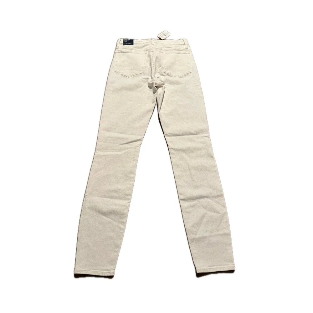 NWT J. Crew Womens Size 27T Mid-Rise 9” Skinny Leg Jeans White NEW